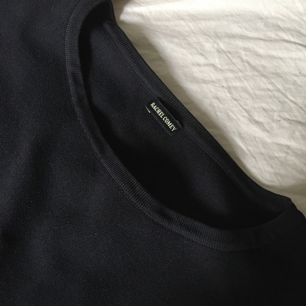 Rachel Comey Long Sleeve Crop Top black